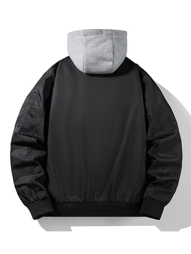 Hooded Bomber Jacket